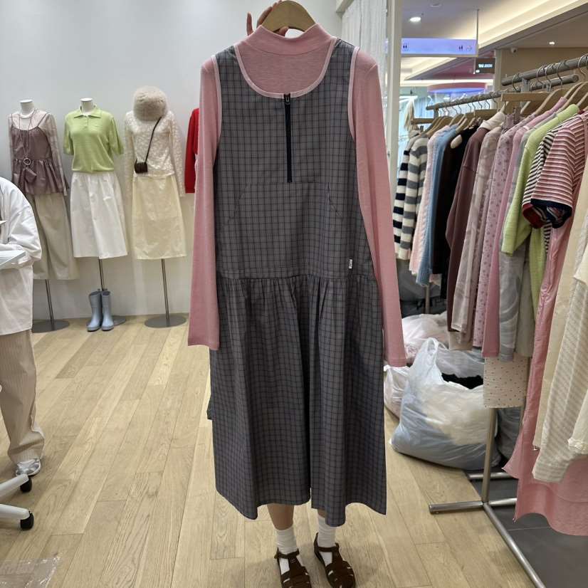 FURE直郵韓國代購㊣女裝新款時尚25春夏人氣連衣裙不含內搭FURE連衣裙