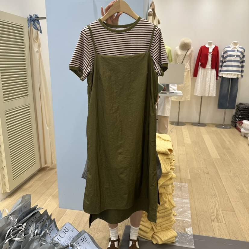 FURE韓國直郵㊣東大門實拍女裝新品25春夏人氣休閑職業連衣裙FURE連衣裙