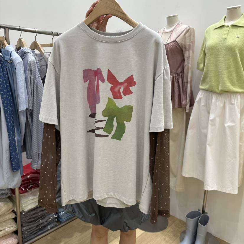 FURE直郵韓國代購㊣女裝新品職業時尚休閑人氣25春夏推薦T恤FURET恤