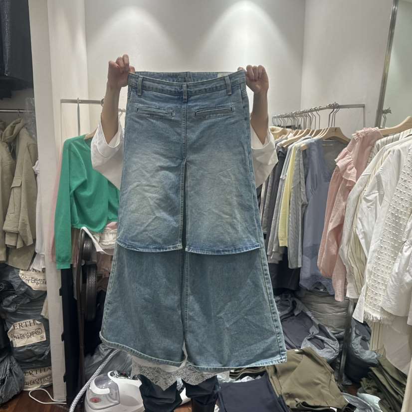 BERTHA直郵韓國代購㊣女裝新品25春夏人氣休閑職業時尚牛仔褲BERTHA牛仔褲