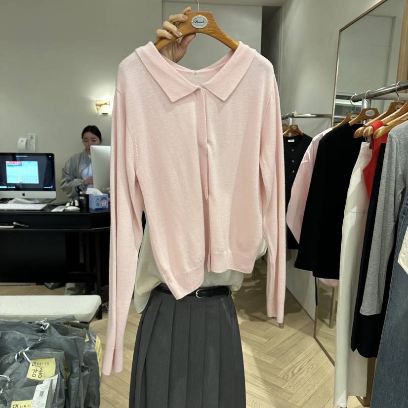 BRUSH-P韓國直郵㊣東大門實拍女裝新品職業人氣休閑針織衫BRUSH-P針織衫