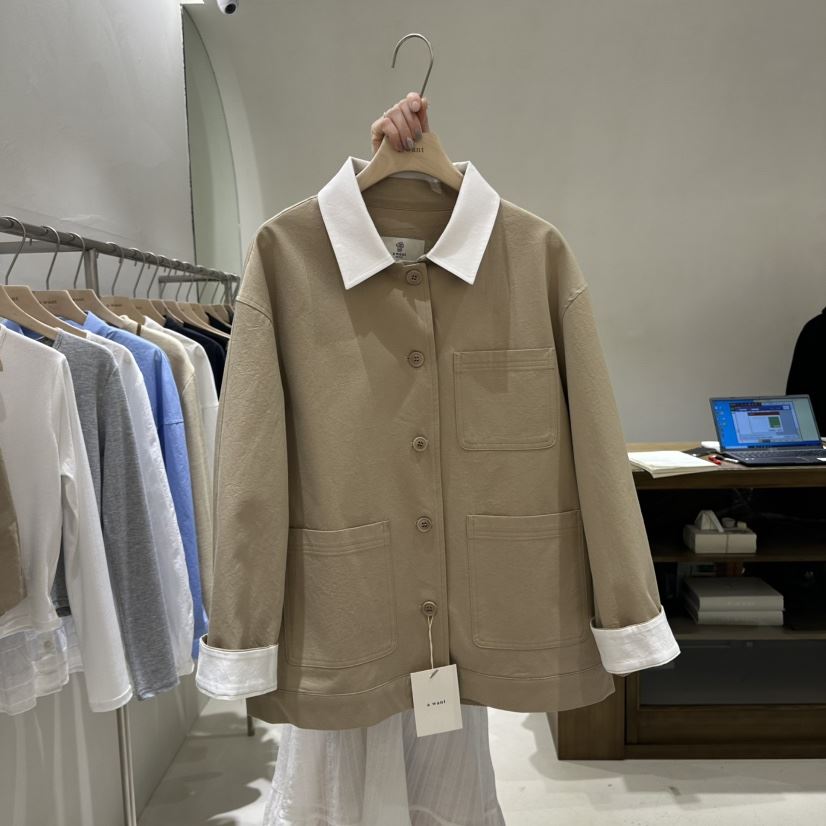 A WANT韓國直郵㊣女裝新品25春夏熱賣職業推薦休閑時尚夾克A WANT夾克