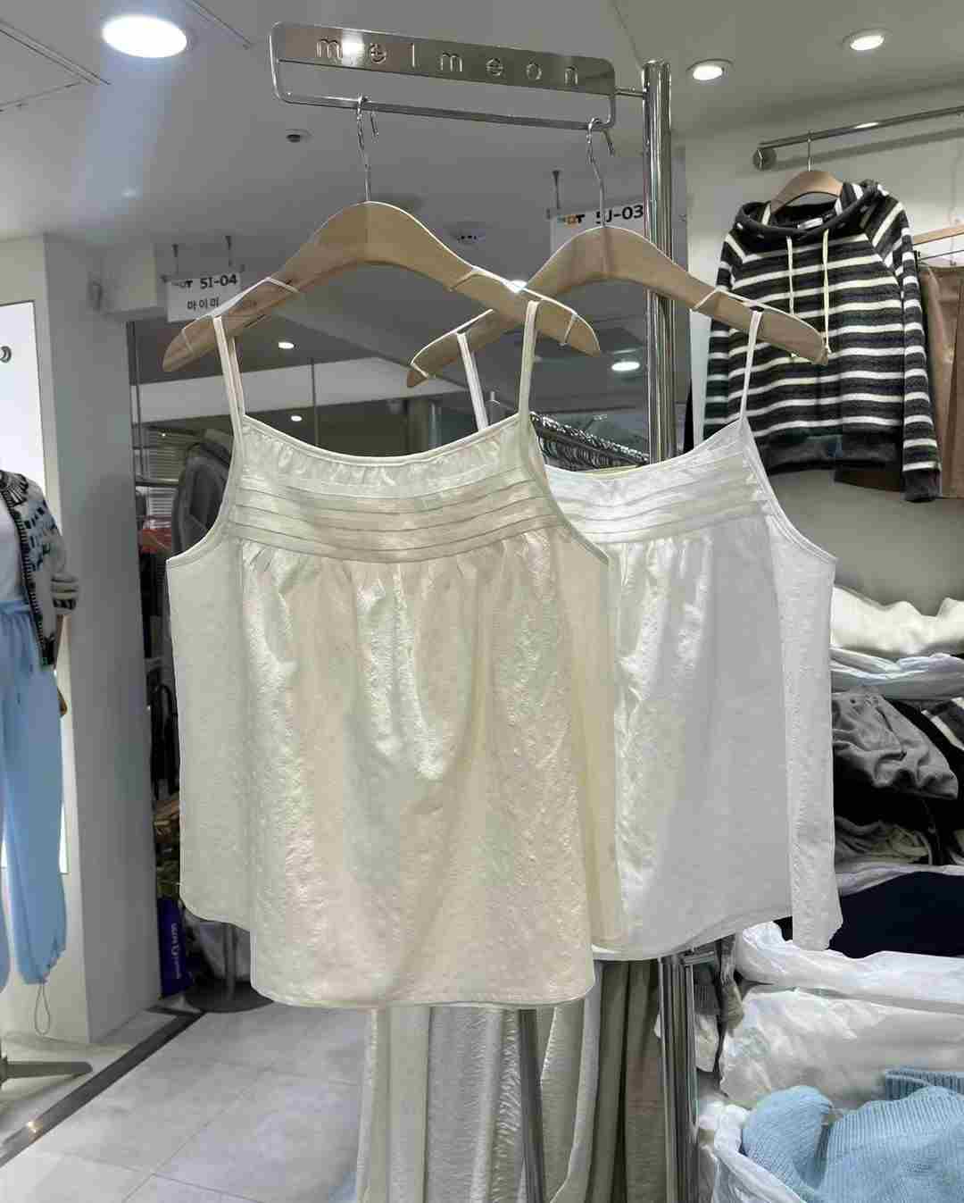 MELMEONT韓國代購女裝新品真品休閑25春夏職業時尚吊帶背心MELMEONT吊帶/背心