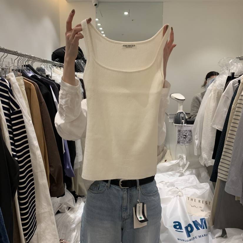 THE REST東大門直郵女士新品25春夏推薦人氣職業休閑吊帶背心THE REST/UNNOEUD吊帶/背心