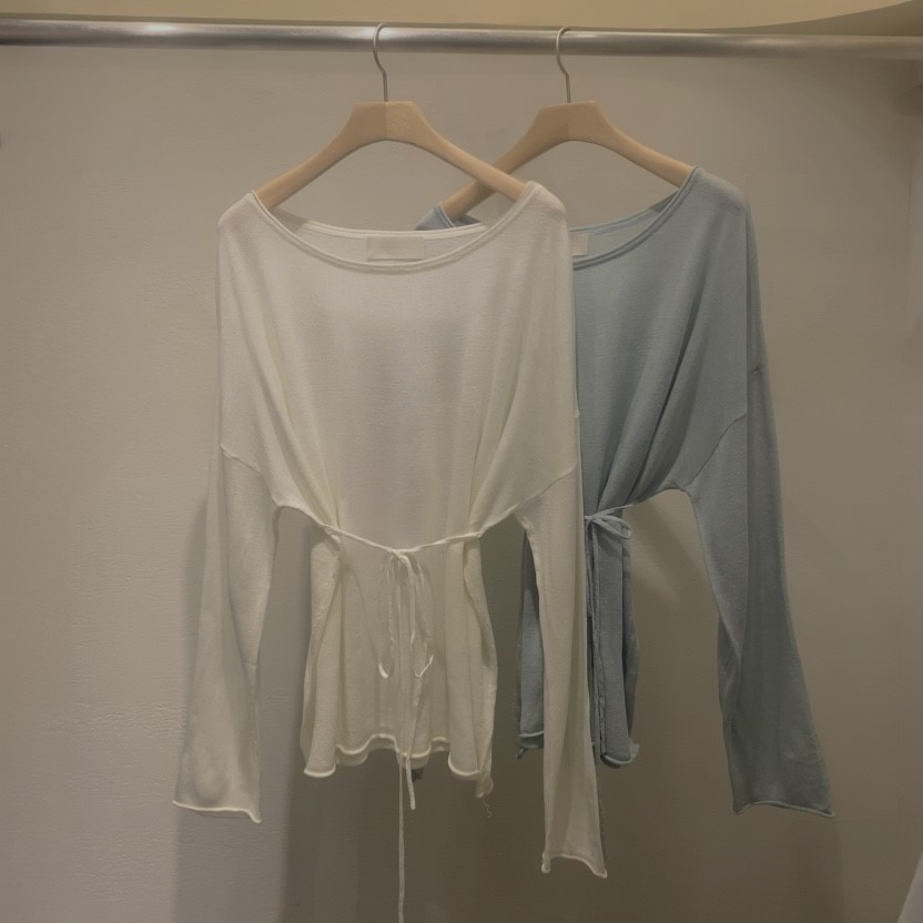 DARLUZ_MI韓國直郵女士新品人氣時尚休閑熱賣職業針織衫含腰繩DARLUZ_MI針織衫