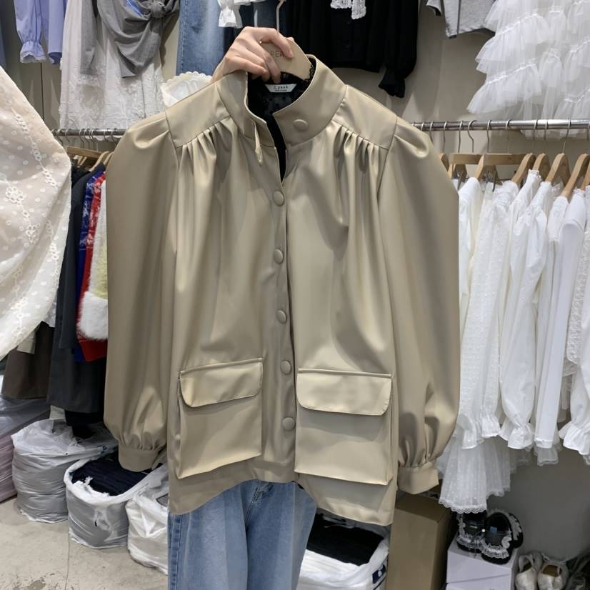 J PEAK/BY FLOW東大門實拍女士新款熱賣休閑職業夾克褶皺J PEAK夾克