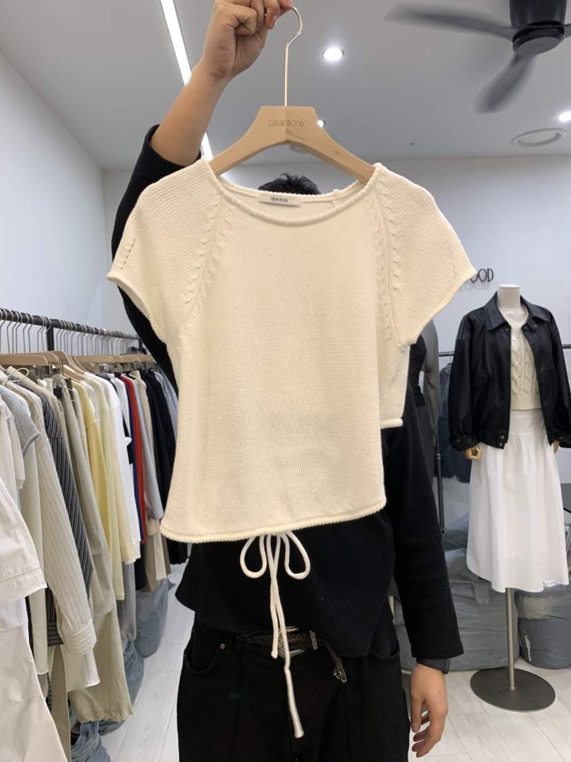 CEDARWOOD韓國代購女裝新品25春夏熱賣人氣推薦職業真品針織衫CEDARWOOD針織衫