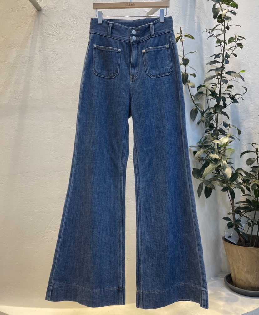 RIAH韓國直郵㊣東大門實拍女裝新品推薦人氣熱賣牛仔褲口袋RIAH牛仔褲
