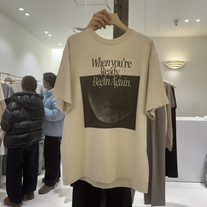 AVECNOUS直郵韓國代購㊣女裝新款25春夏時尚推薦休閑熱賣T恤AVECNOUST恤