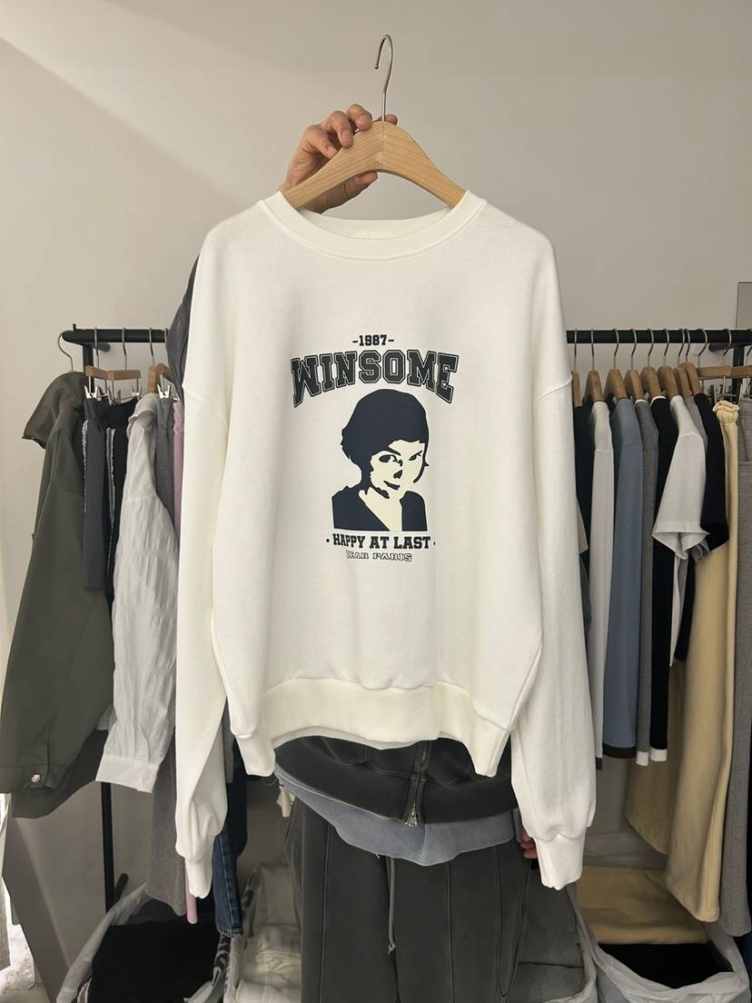 AS THOUGHT韓國直郵㊣東大門實拍女裝新品熱賣25春夏推薦衛衣AS THOUGHT衛衣