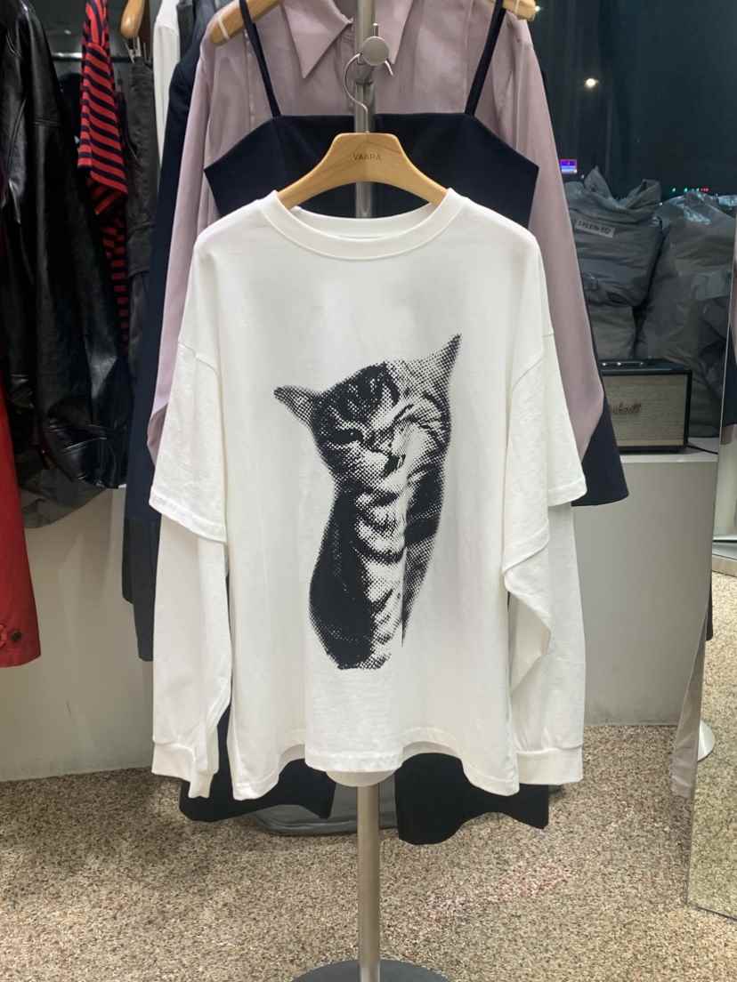 VAARA直郵韓國代購㊣女裝新品人氣時尚推薦職業熱賣長袖T恤VAARA長袖T恤