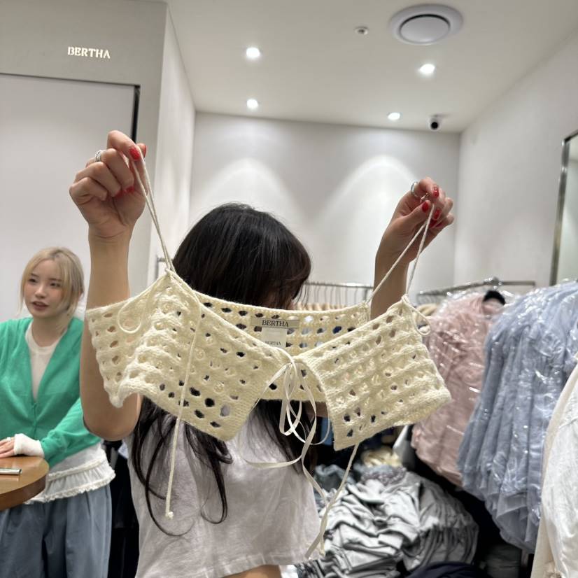 BERTHA韓國㊣直郵東大門代購女裝新款職業25春夏人氣吊帶背心BERTHA吊帶/背心