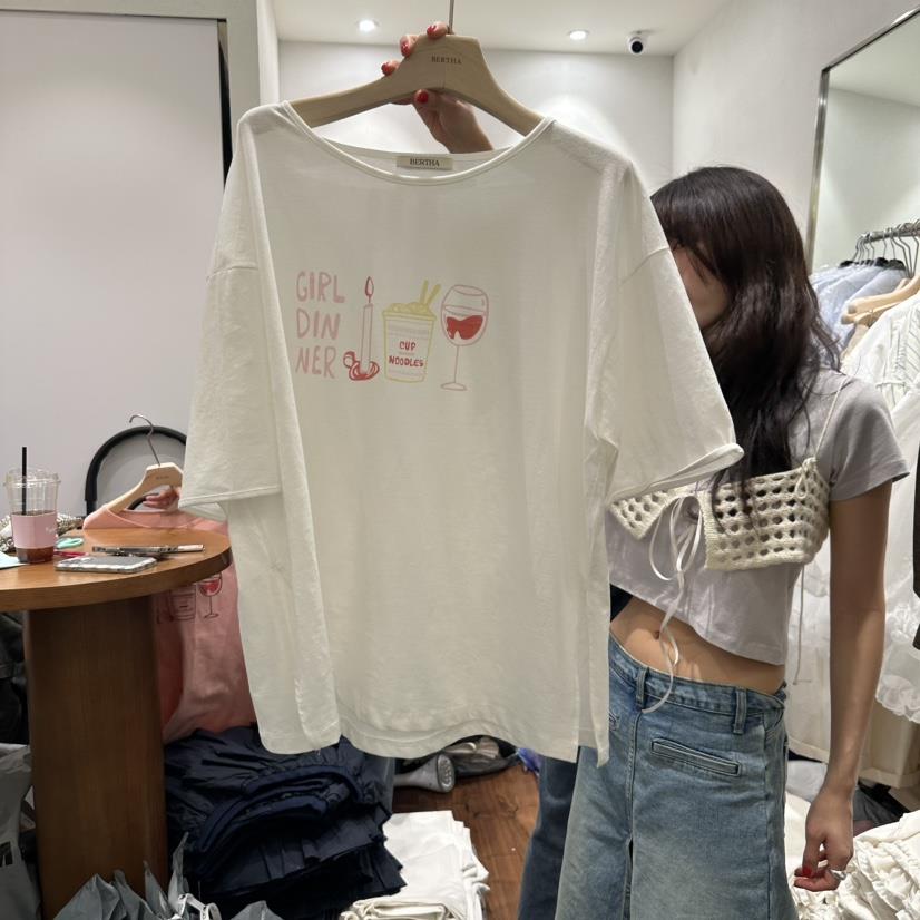 BERTHA直郵韓國代購㊣女裝新款人氣休閑職業熱賣推薦時尚T恤BERTHAT恤