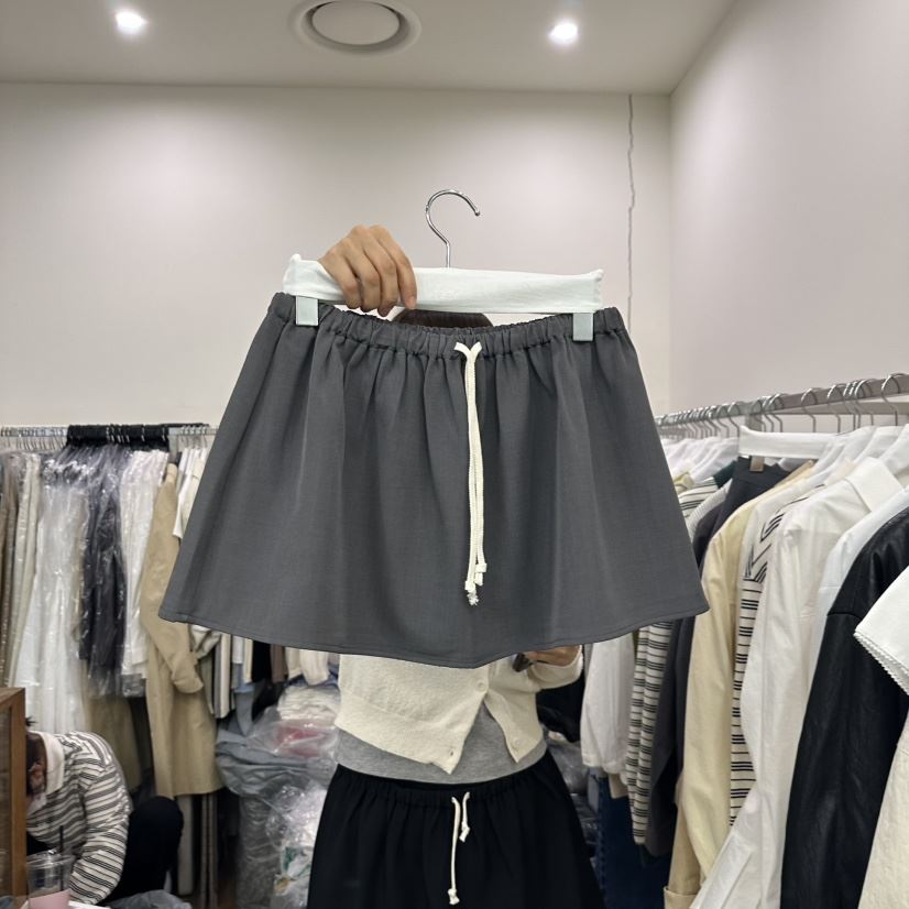 AGO韓國直郵㊣東大門實拍女裝新款熱賣推薦人氣休閑時尚短裙AGO短裙