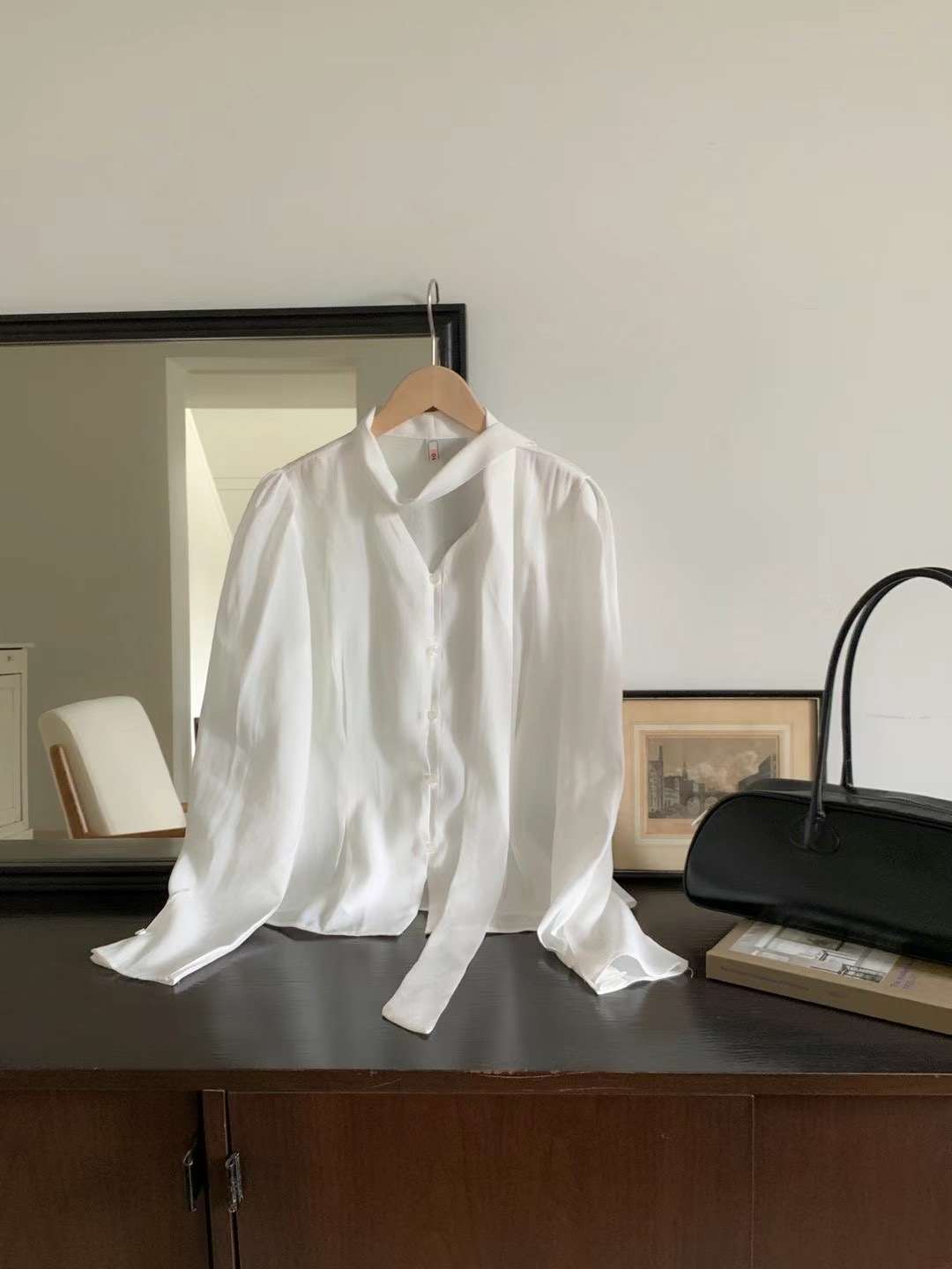 OUIR東大門實拍女裝新品人氣職業時尚推薦休閑真品襯衫蕾絲衫OUIR襯衫/蕾絲衫