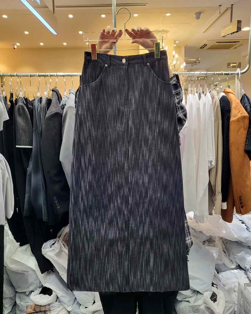 WORK SHOP韓國直郵女裝新品25春夏休閑職業人氣真品熱賣長裙Work_shop長裙