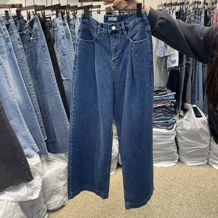 AIM直郵韓國代購㊣女裝新品推薦休閑熱賣人氣時尚25春夏牛仔褲AIM牛仔褲