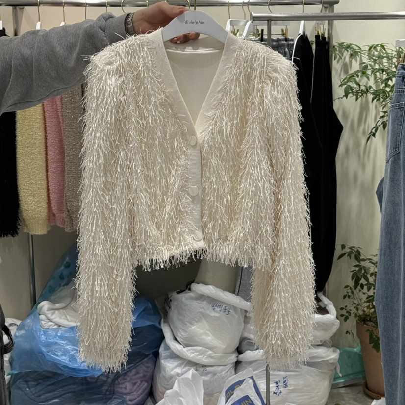 ENDOLPHIN直郵韓國代購㊣女裝新品25春夏人氣休閑針織衫開衫ENDOLPHIN針織衫
