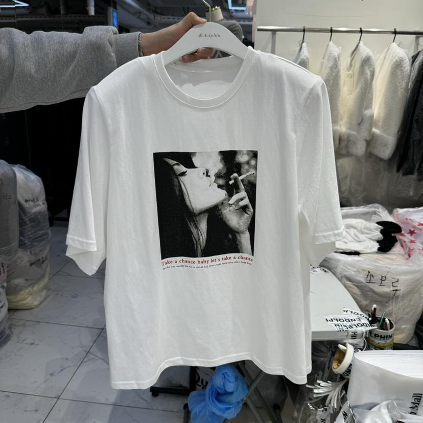 ENDOLPHIN直郵韓國代購㊣女裝新款25春夏推薦時尚人氣熱賣T恤ENDOLPHINT恤