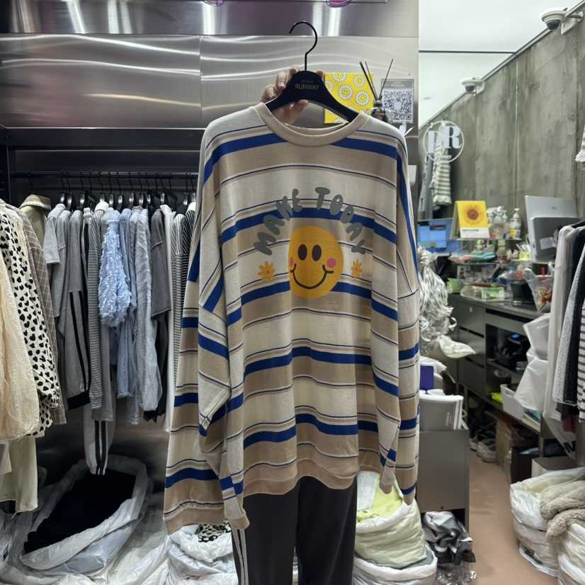 RUNWAY-런웨이東大門實拍女士新品職業人氣休閑真品長袖T恤RUNWAY長袖T恤