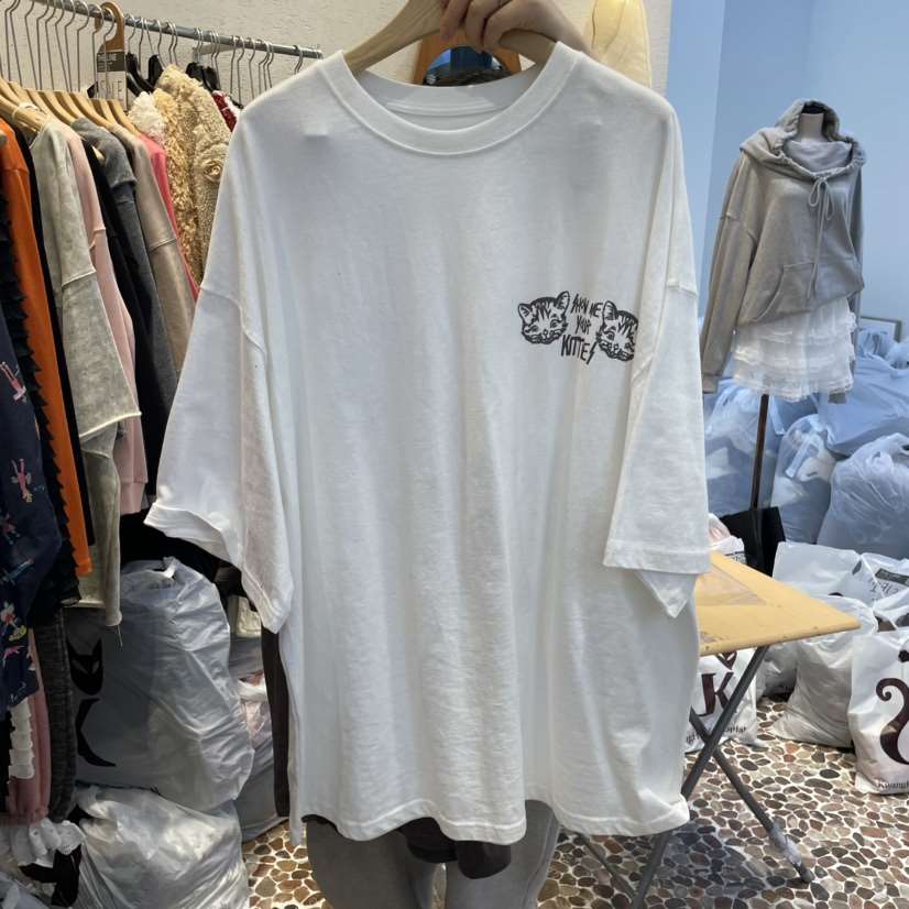 THE LINE-Q東大門直郵女裝新品時尚熱賣休閑推薦25春夏T恤THE LINE-qT恤