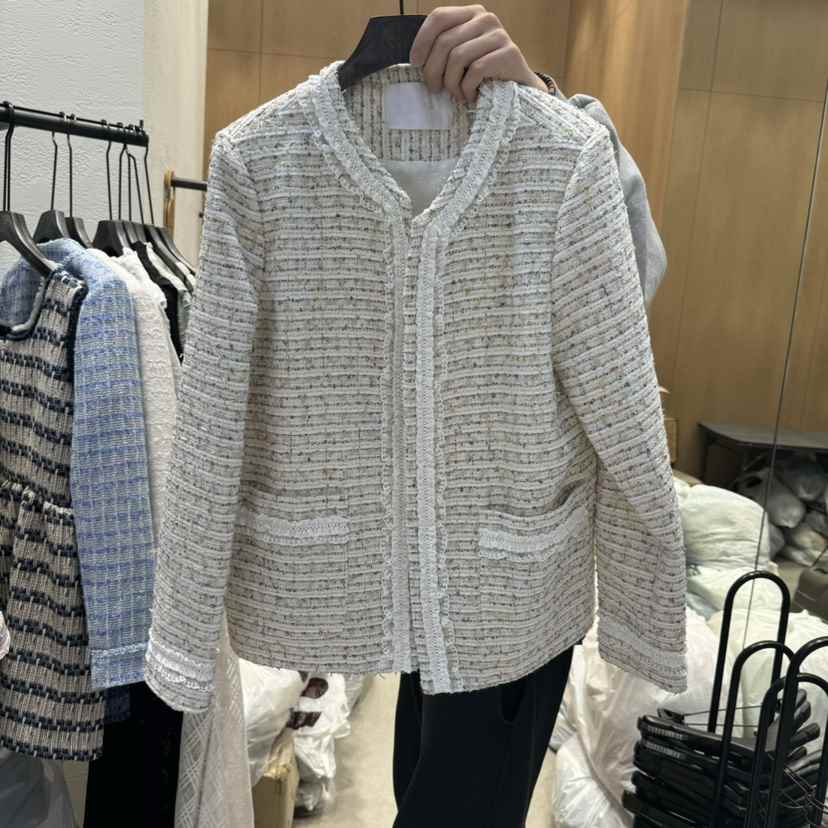TRIPLE SEVEN東大門實拍女士新品職業推薦25春夏時尚休閑夾克TRIPLE SEVEN夾克