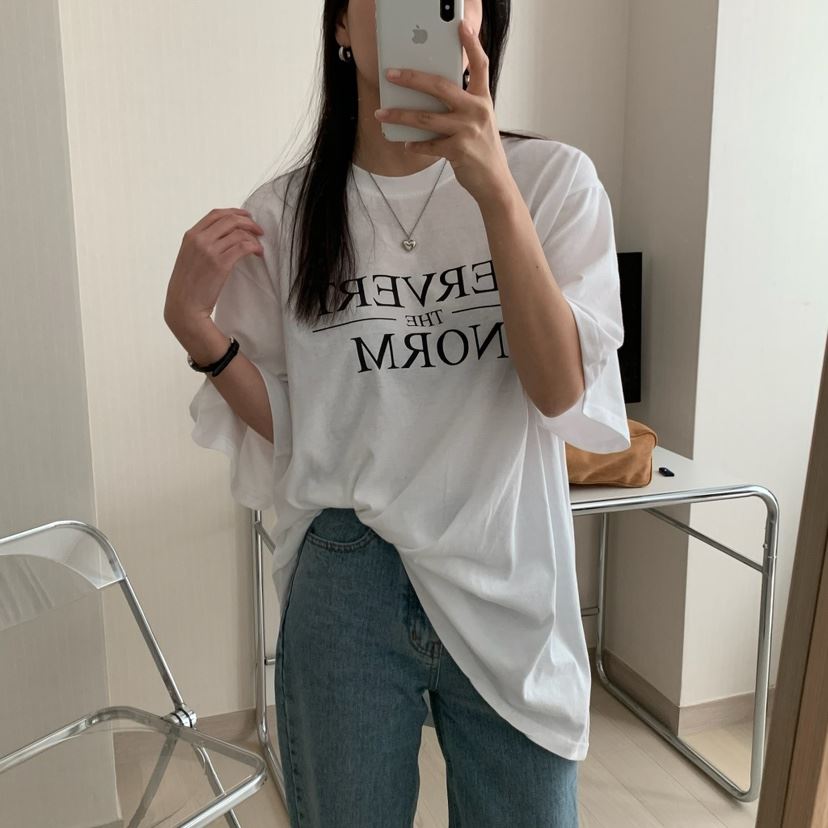 HELLO JINI東大門代購女裝新品真品推薦休閑熱賣25春夏T恤HELLO JINIT恤