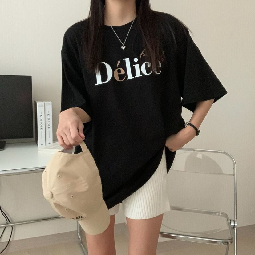 HELLO JINI東大門代購女士新品時尚熱賣推薦休閑真品人氣T恤HELLO JINIT恤