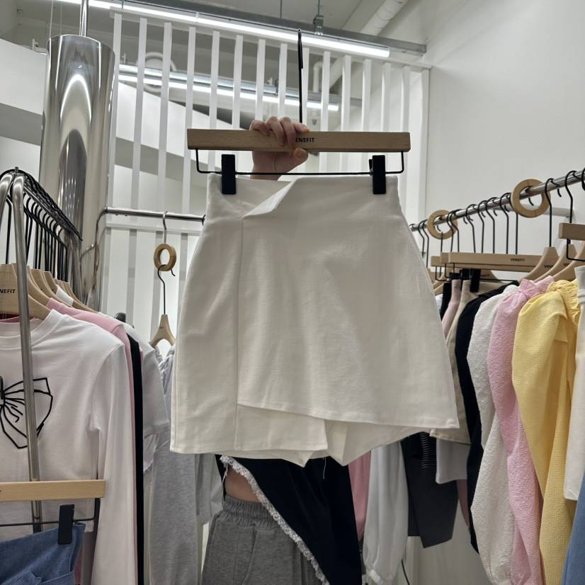 VENEFIT韓國直郵㊣女裝新品人氣時尚職業25春夏熱賣休閑短裙VENEFIT/JENNIE短裙