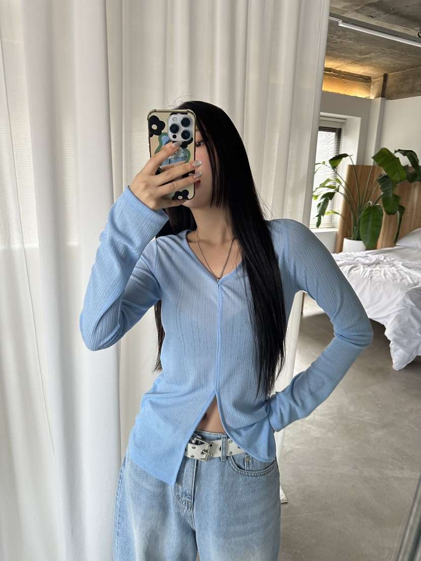 I MFACT韓國直郵女士新款休閑真品人氣熱賣推薦時尚長袖T恤I MFACT長袖T恤