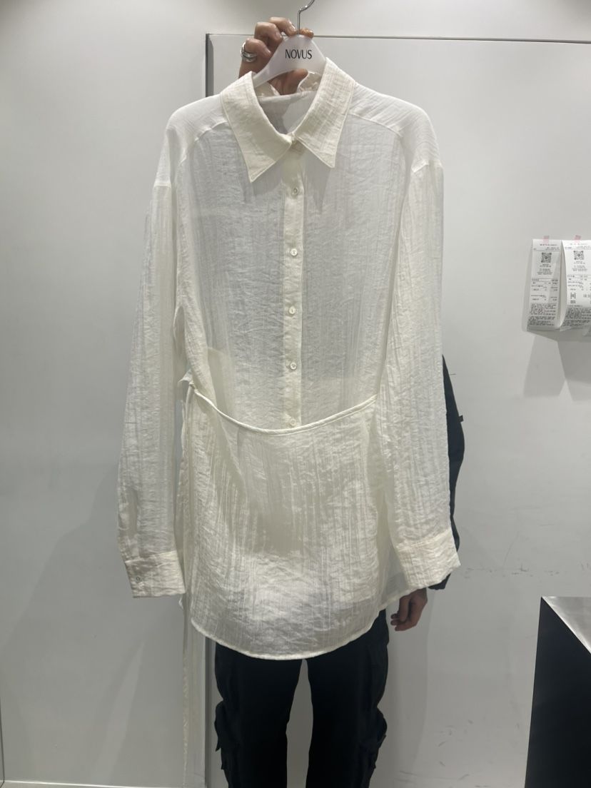 NOVUS東大門代購女裝新款熱賣時尚25春夏真品職業襯衫蕾絲衫NOVUS襯衫/蕾絲衫