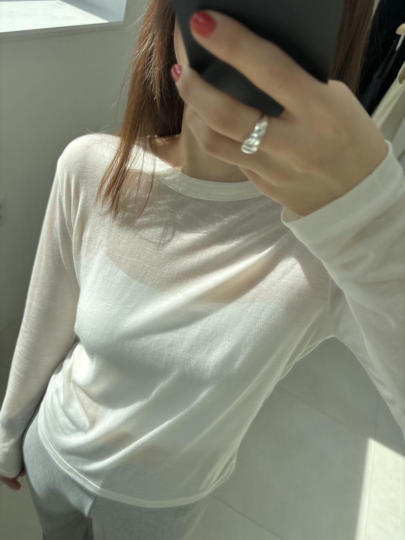HOME GROUND韓國代購女裝新品人氣熱賣時尚真品25春夏長袖T恤HOME GROUND長袖T恤