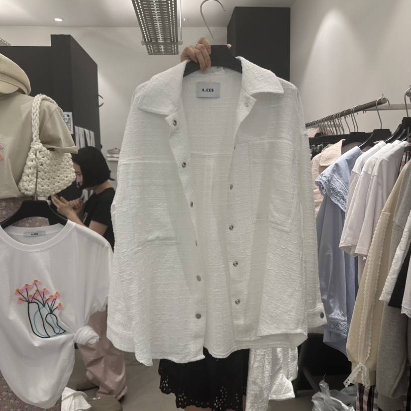 A.CES東大門代購女士新款熱賣時尚休閑真品職業襯衫蕾絲衫A.CES襯衫/蕾絲衫