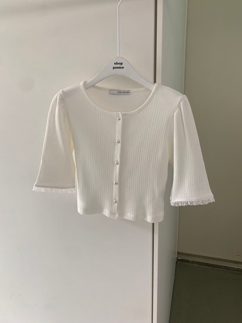 SHOP POSTER東大門代購女裝新品時尚25春夏休閑職業長袖T恤SHOP_POSTER長袖T恤