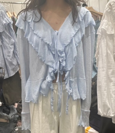 BERTHA韓國直郵女裝新品人氣休閑職業熱賣25春夏襯衫蕾絲衫開衫BERTHA襯衫/蕾絲衫
