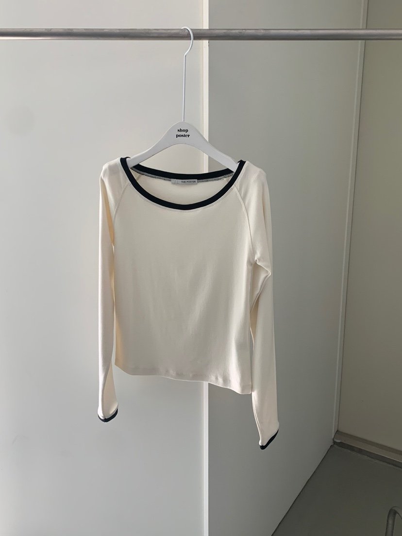 SHOP POSTER韓國直郵女裝新款時尚推薦休閑人氣真品長袖T恤SHOP_POSTER長袖T恤
