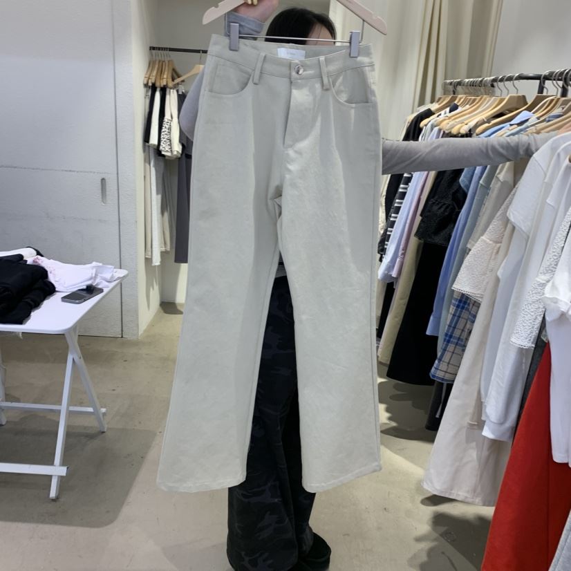 IR BIEN韓國代購女裝新款真品推薦25春夏職業人氣時尚牛仔褲ir bien-A牛仔褲