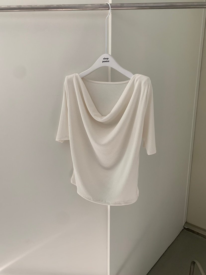 SHOP POSTER韓國直郵女裝新款休閑時尚25春夏職業推薦熱賣T恤SHOP_POSTERT恤