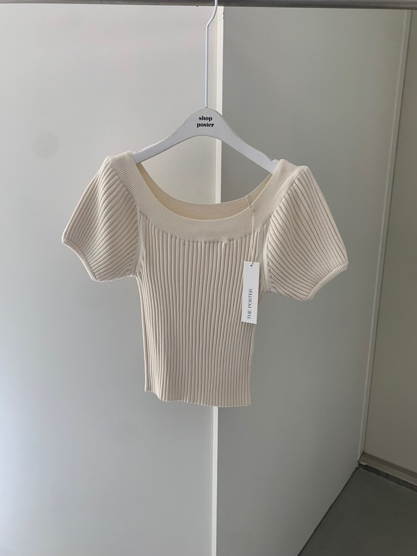 SHOP POSTER東大門實拍女裝新品25春夏人氣真品職業針織衫SHOP_POSTER針織衫