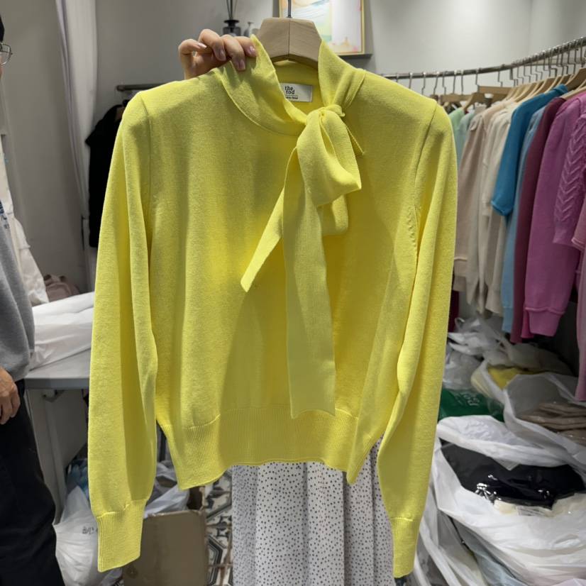 SOM-TOD東大門代購女裝新品人氣時尚真品熱賣職業25春夏針織衫the tod-SOM針織衫