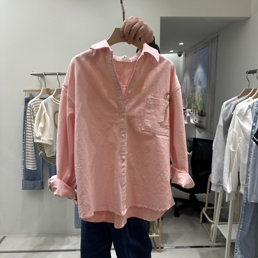 JOEL韓國直郵㊣東大門實拍女裝新品推薦25春夏職業襯衫蕾絲衫JOEL襯衫/蕾絲衫