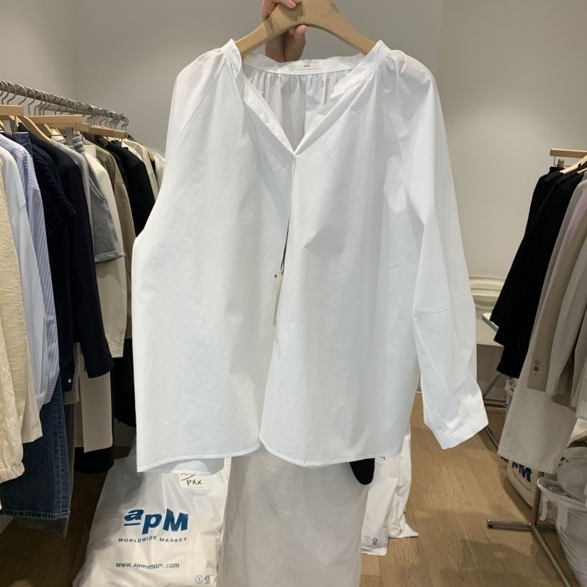 OUR-A韓國㊣直郵東大門代購女裝新品人氣25春夏襯衫蕾絲衫OUR-A襯衫/蕾絲衫