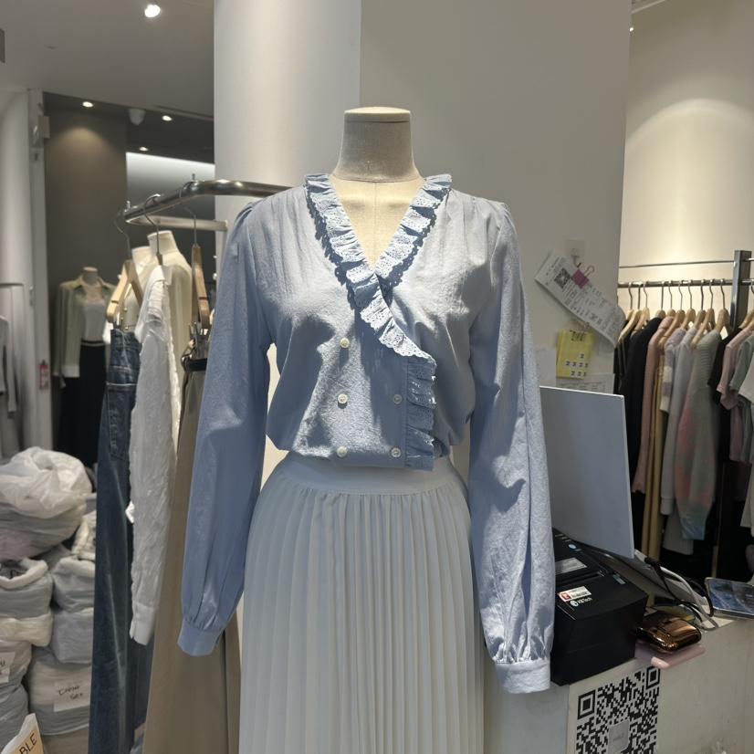 HABLE東大門代購女裝新品休閑推薦熱賣職業人氣時尚襯衫蕾絲衫HABLE襯衫/蕾絲衫