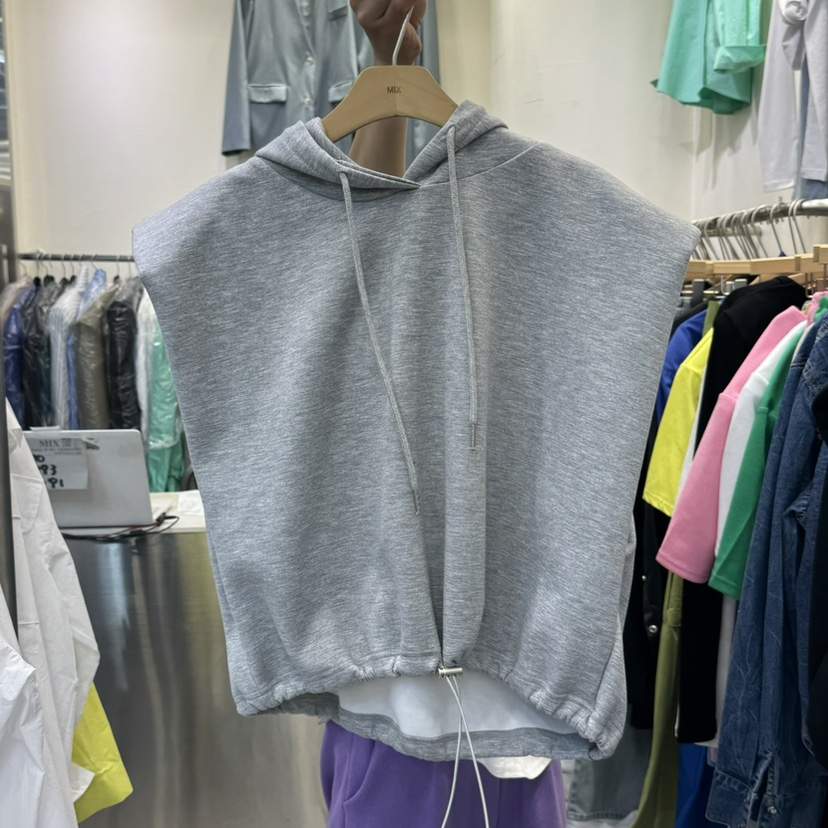 MIX東大門直郵女士新款25春夏時尚熱賣真品職業吊帶背心連帽MIX吊帶/背心