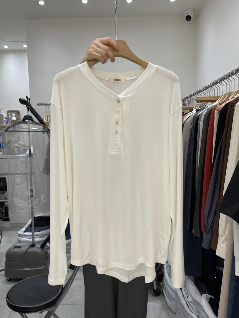 HEIZE韓國㊣直郵東大門代購女裝新品人氣熱賣推薦長袖T恤條紋HEIZE長袖T恤