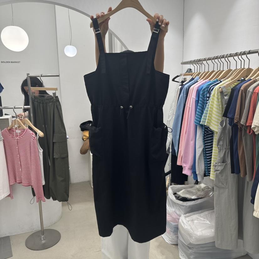 GOLDEN MARKET韓國代購女士新品25春夏真品職業推薦連衣裙GOLDEN MARKET連衣裙