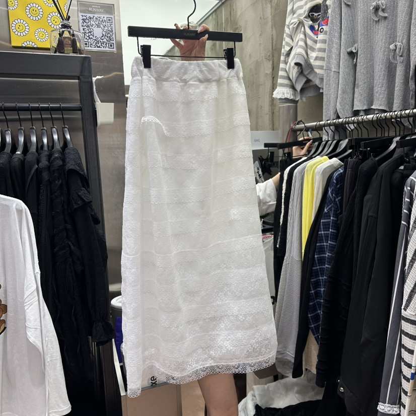 RUNWAY-런웨이東大門實拍女裝新款休閑人氣職業25春夏長裙RUNWAY長裙