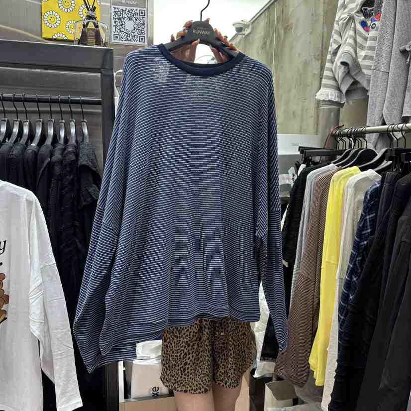 RUNWAY-런웨이東大門直郵女士新款真品熱賣職業時尚長袖T恤RUNWAY長袖T恤