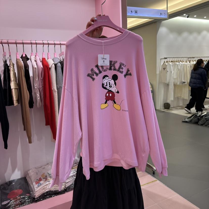 LOVE PINK韓國直郵女士新品職業人氣真品休閑熱賣推薦長袖T恤LOVE PINK長袖T恤