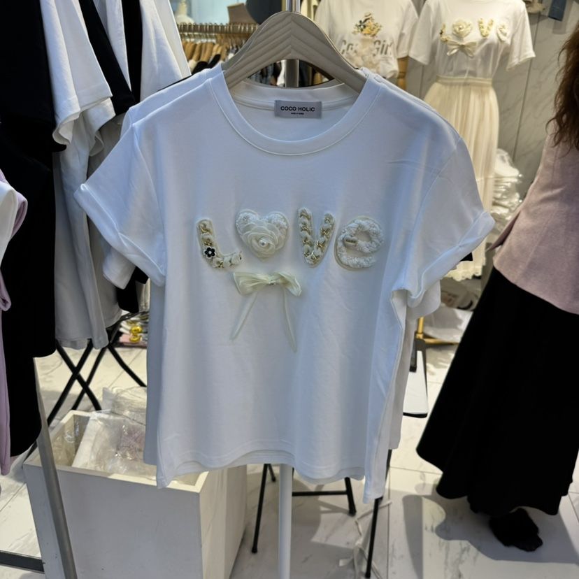 COCO HOLIC東大門代購女士新品熱賣時尚人氣休閑25春夏T恤COCO HOLICT恤